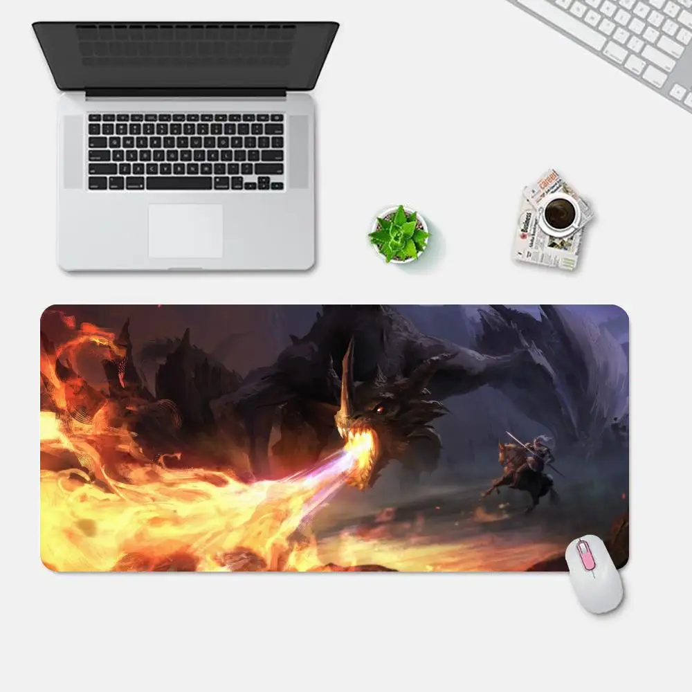 demon  Mouse Pad Gaming Mouse Desk Mat Hot desk mat gamer Large desk mat Keyboard Pad  Desktop Mouse pad large Rubber Mouse Cush