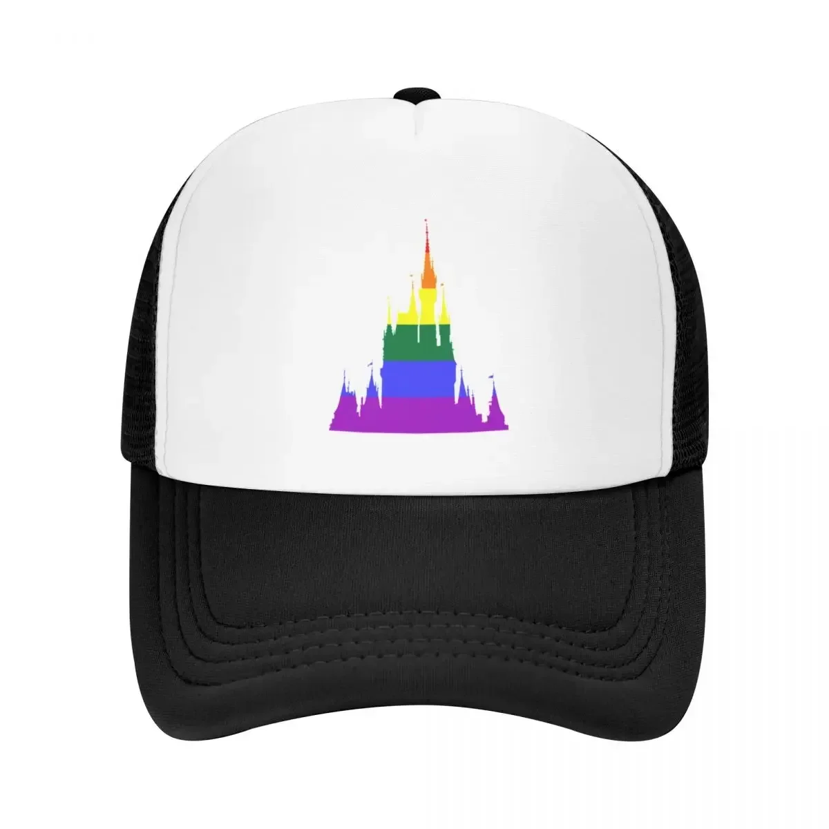 New Rainbow Magic Castle Silhouette Mark III Baseball Cap Big Size Hat Anime  Funny hats Male Women's
