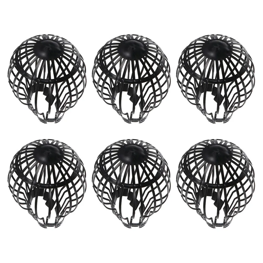 Malha protetora de calha de plástico, 6 peças, para sistemas de drenagem, telhado, varanda, banheiro, prevenção de colamentos, filtro de detritos de folhas, downspout
