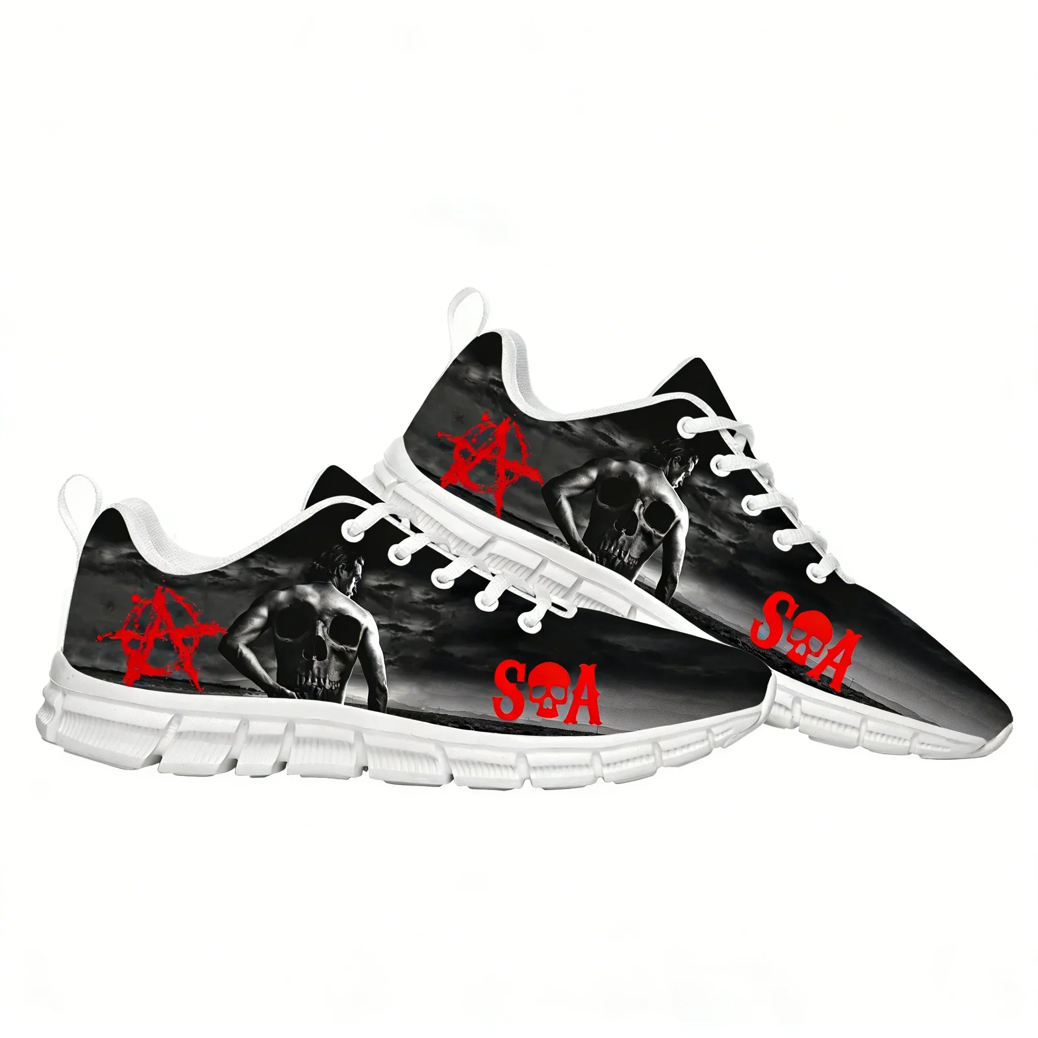 

Sons Of Anarchy SOA Sports Shoes Mens Womens Sneakers Lightweight Fashion Casual Hiking Sneaker Custom Built Shoes