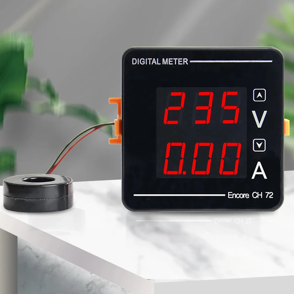 

Digital AC Voltage Current Meter Dual Display AC50 500V 1 120A with For Precision Transformer for Electrical System Monitoring