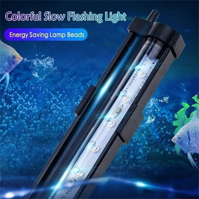 Aquarium LED Bubble Light Colorful Light Color Changing Light LED Diving Light Fish Tank Light 15cm, 25.5cm, 35.5cm, 45.5cm