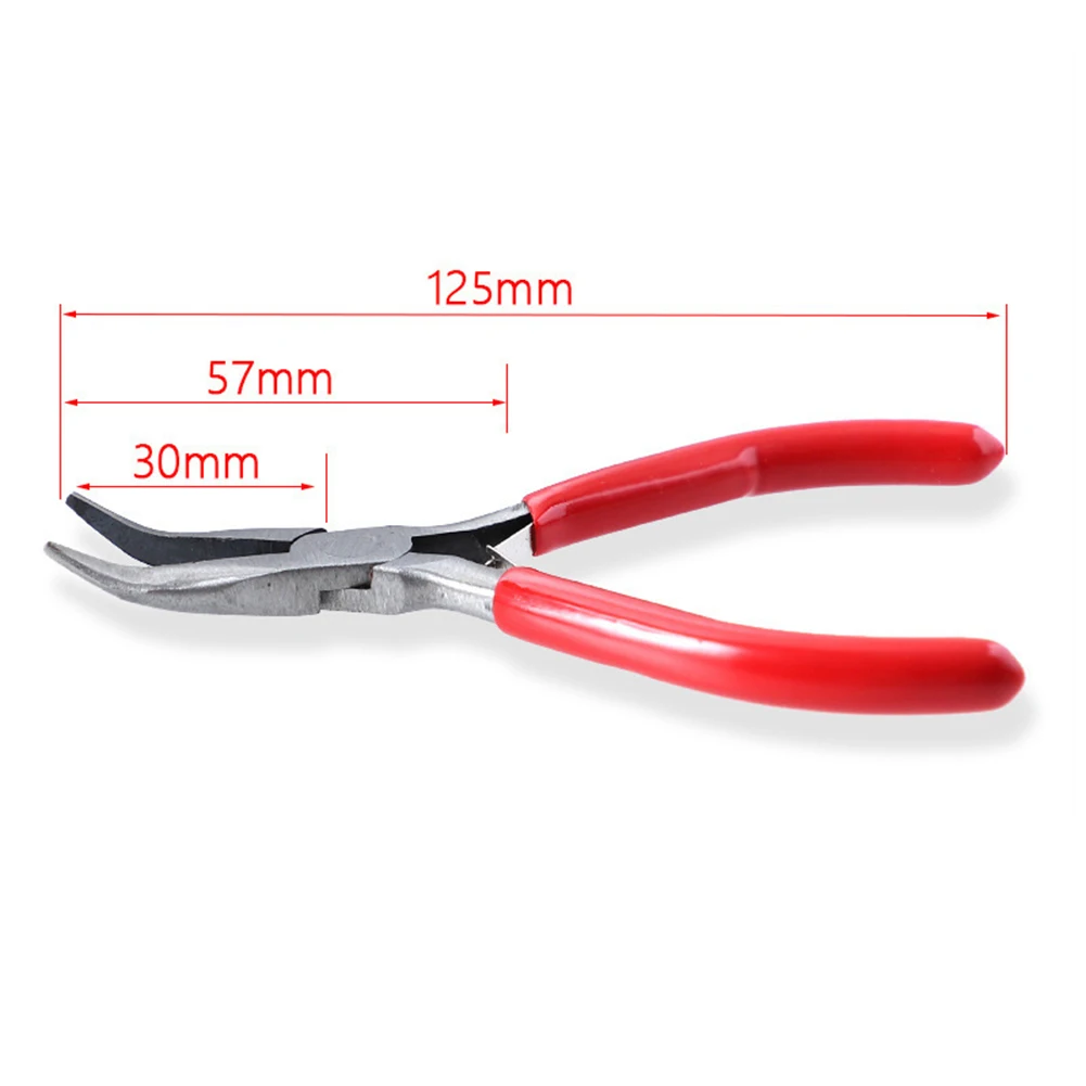 Flat Curved Nose Pliers Ring Looping Wire Looper Split DIY Ring Jewelry Making Six-segment Hand-wound Modeling Pliers