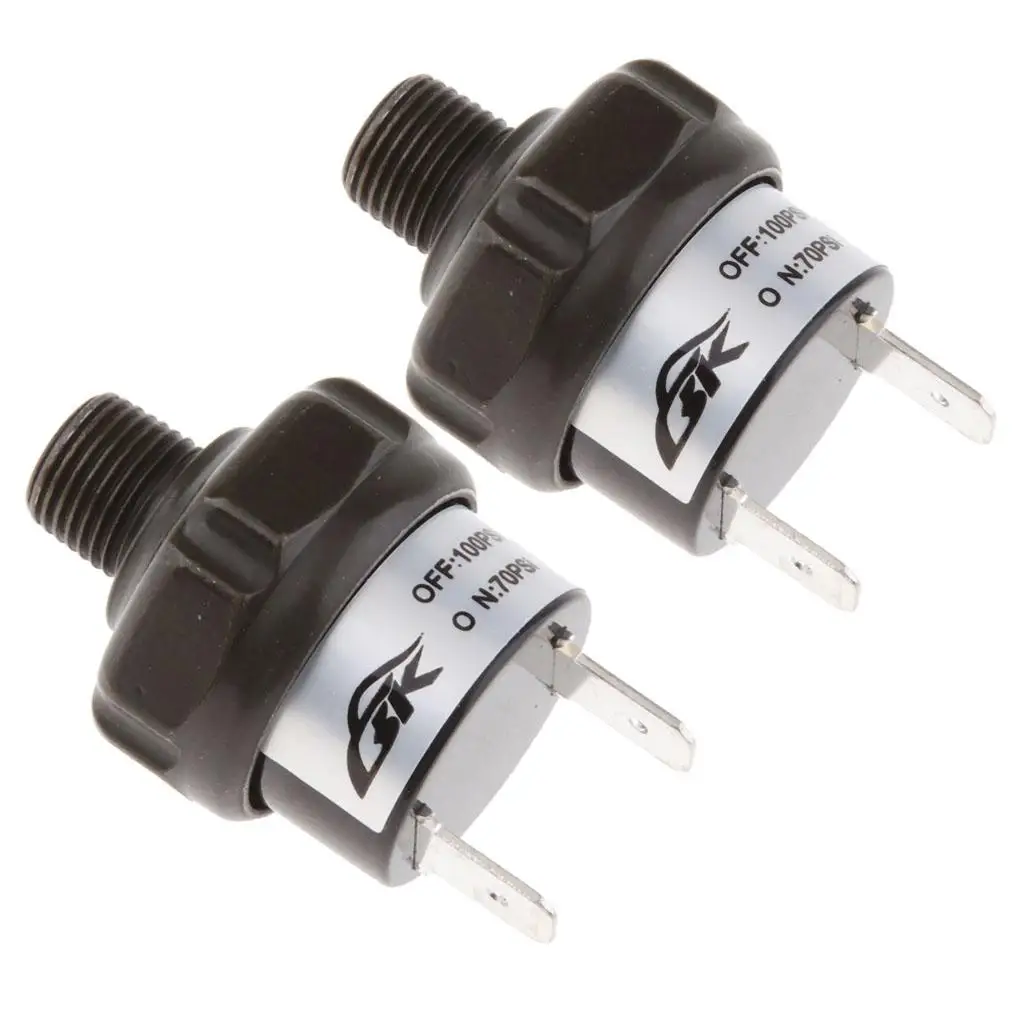 2 Pack Pressure Control Switch Valve Air Horn Compressor NPT1/8