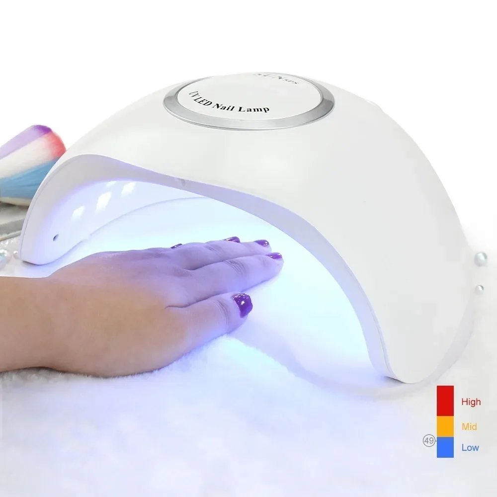 NOQ Max48W Nail Dryer Machine UV LED Lamp 24Leds Nail Lamp For Manicure Drying All Gel Polish Salon Art Tools