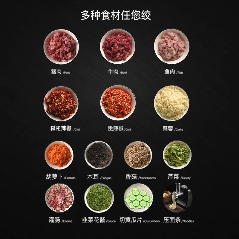 электрическая мясорубка, бытовая многофункциональная автоматическая машина для наполнения колбас из нержавеющей стали, машина для наполнения фарша