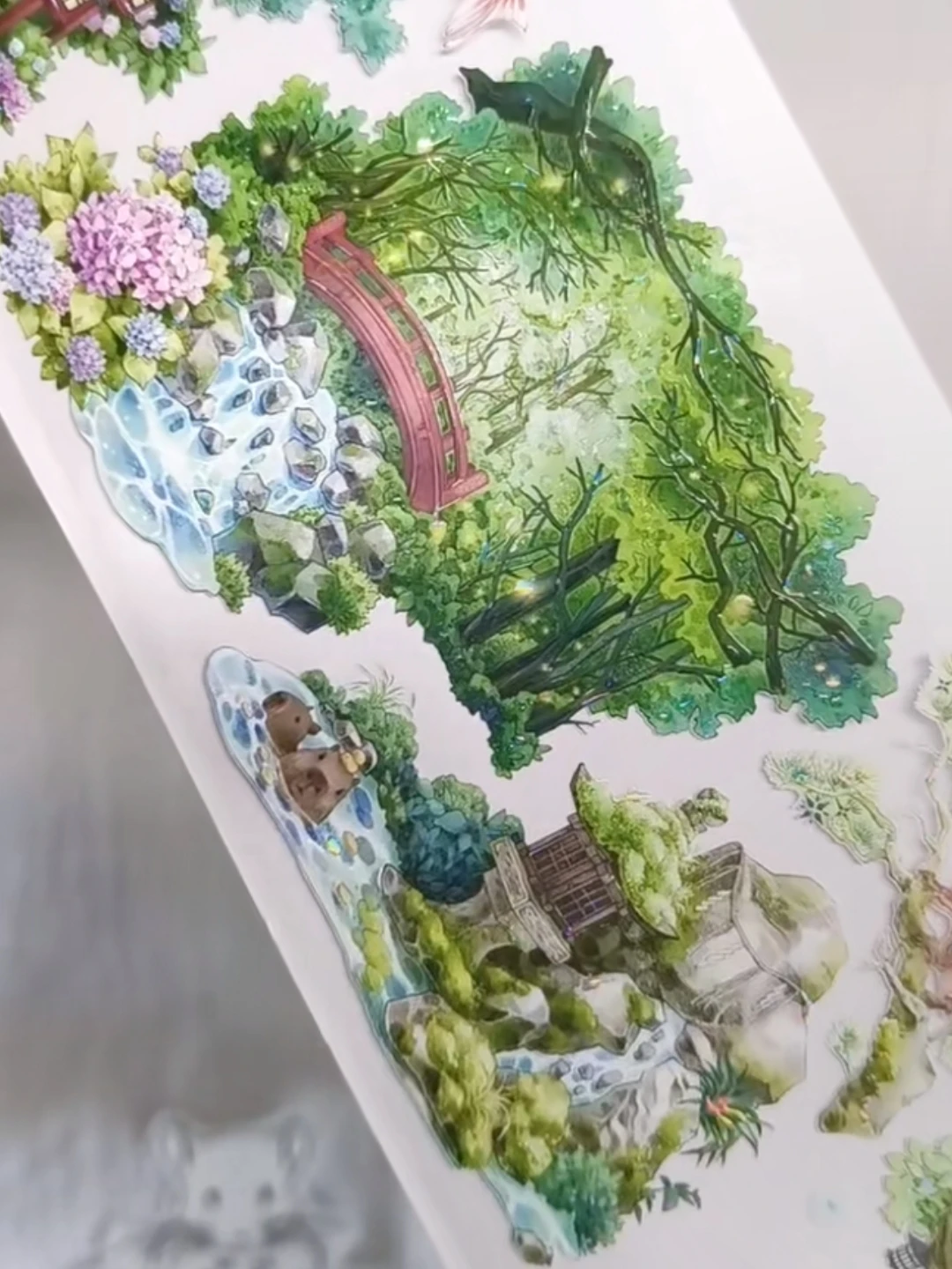 5M Shine Shell Shiny Pet Washi Tape Planner Journal Badge Diy Tło