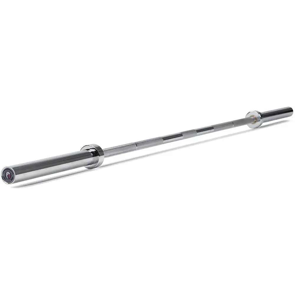 

20 KG High-Performance Power Bar, 1500 LB Capacity, 29mm Diameter, Chrome Finish, Bronze Bushings, Medium Mountain Knurling for