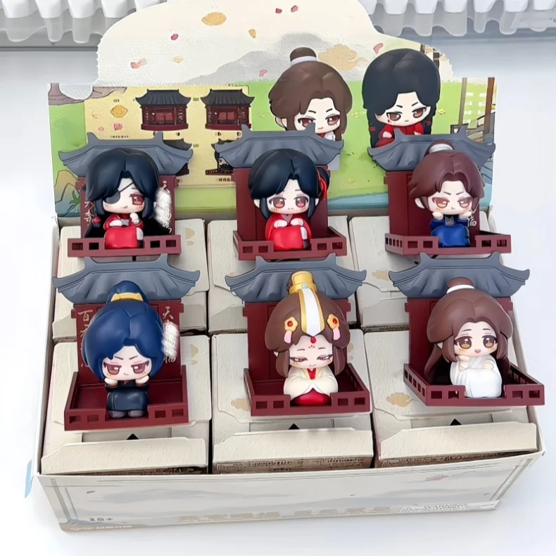 Echte Heaven Official's Blessing Squatting Blind Box Magnetische Anime-Figur Kühlschrankmagnet Xie Lian Hua Cheng Halloween-Geschenk Spielzeug – Detail 1