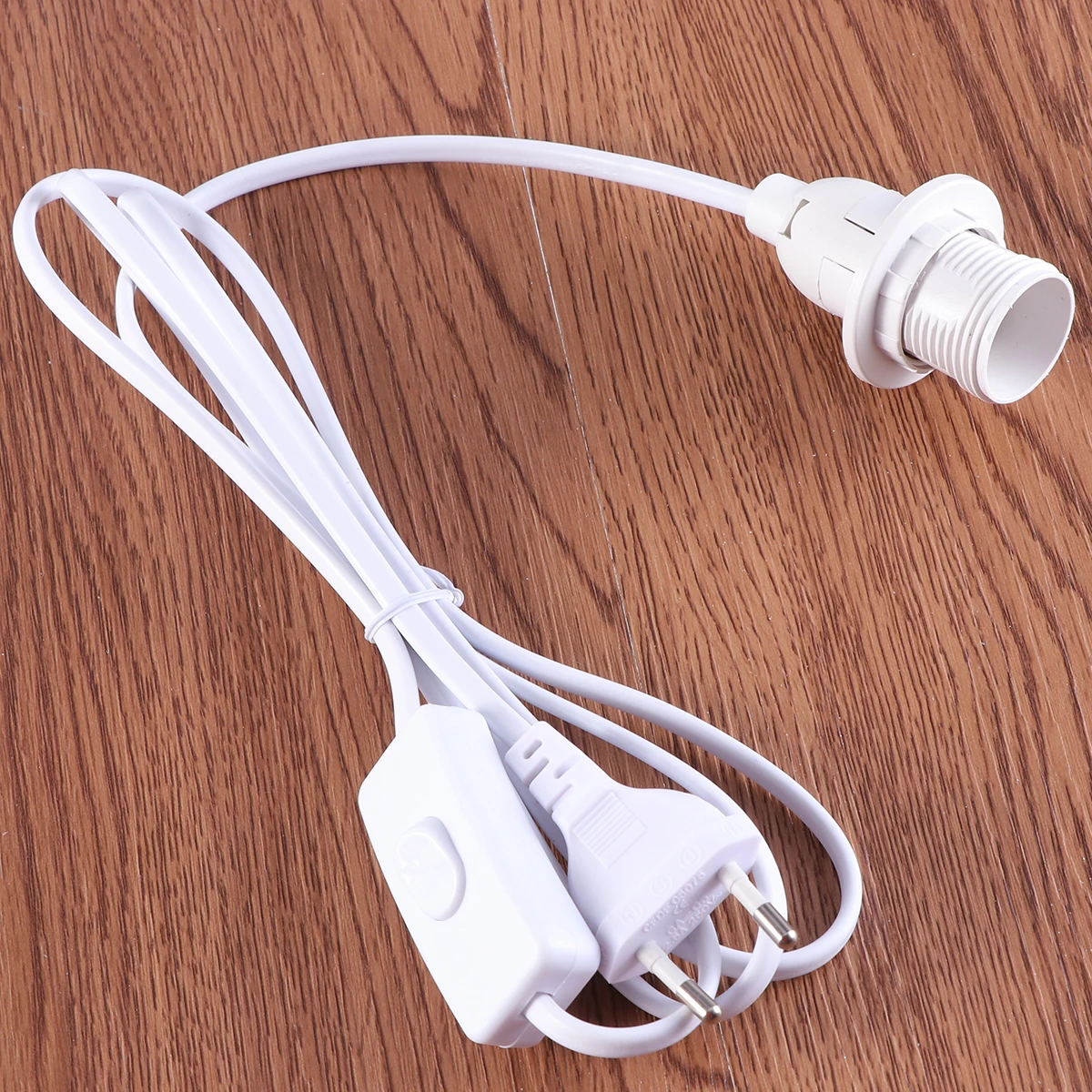 

Plug Switch Light Extender E14 Push Button On Fire Resistant Easy Install Lightweight Room Brightener Bedroom