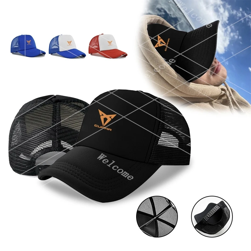 Car Baseball Cap Spring And Autumn Outdoor Adjustable Casual Hat Sunscreen Hat Duck Tongue Cap for Seat Cupra Ateca valve core