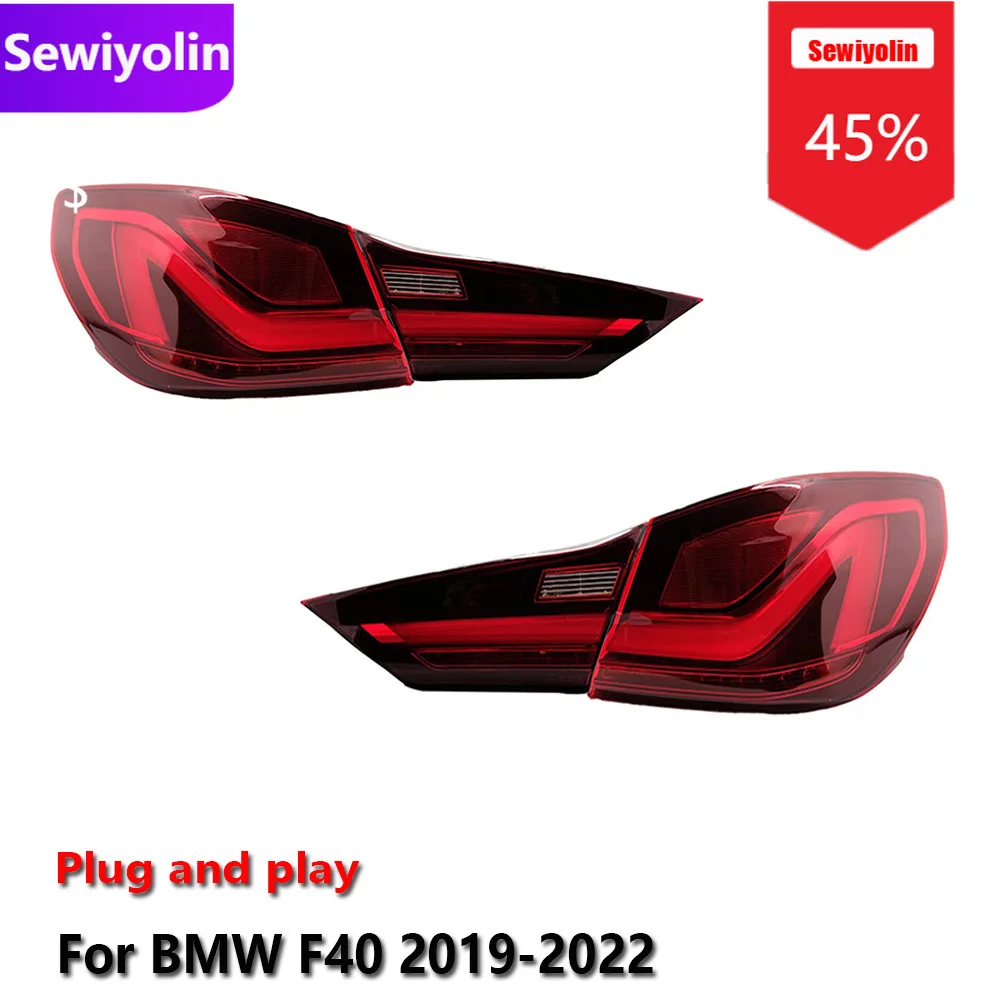 

Car DRL LED Tail Light Assemblies For BMW F40 2019-2022 Auto Fog DRL Brake Turn Signal Lamp Plug and Play