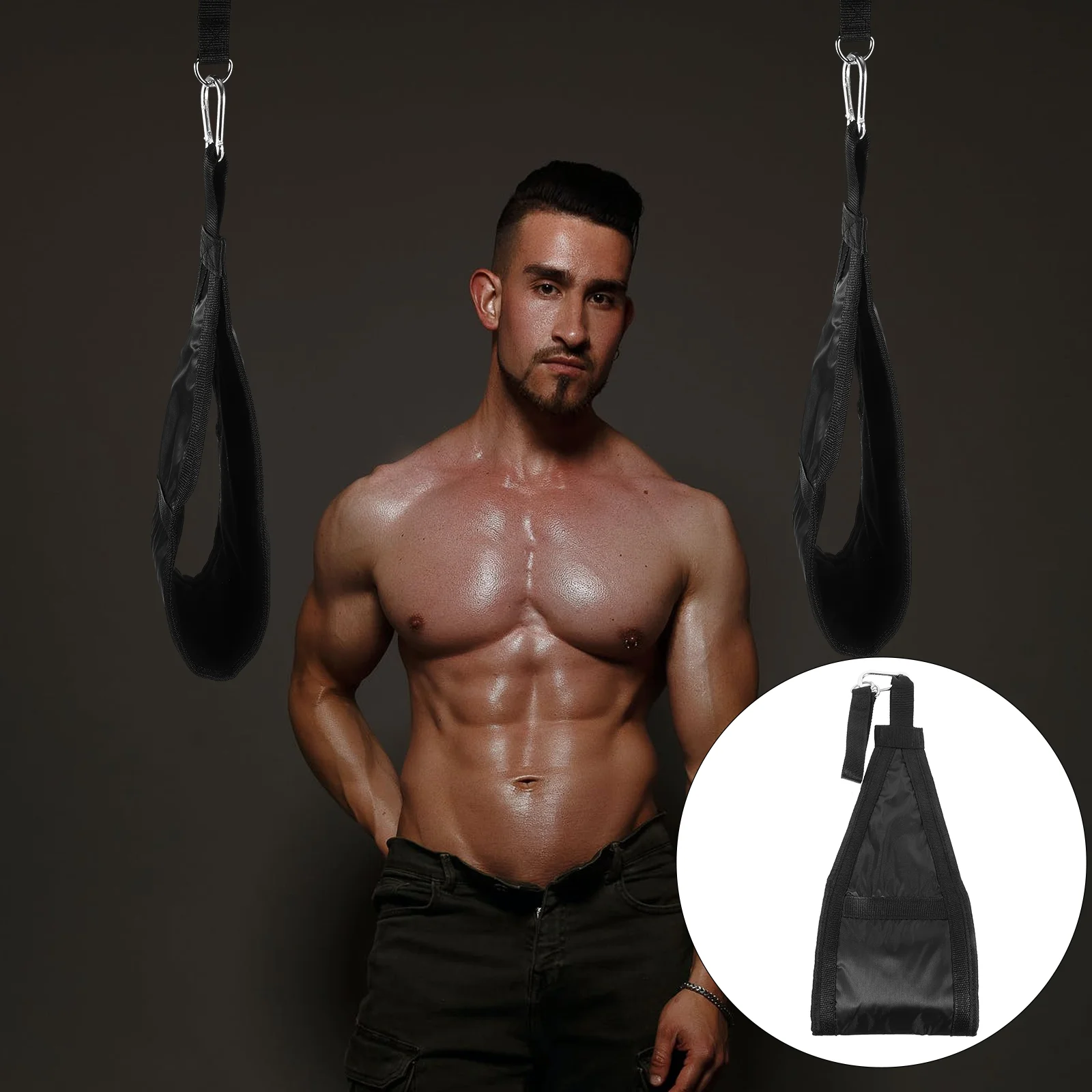 Abs cinto equipamentos de fitness pendurado abdominal pull-up barra cummerbund muscular trainer cintas eslingas oxford pano