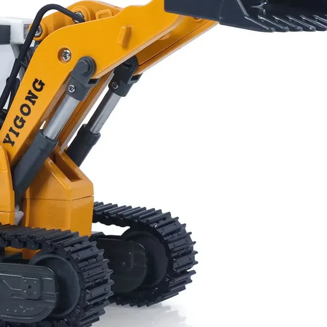 

LR636 1/50 RC Loader Tracked Electric Lifting Radio Control Model Vehicle Metal Openable Bucket Track Ripper Soil Loosening Hook
