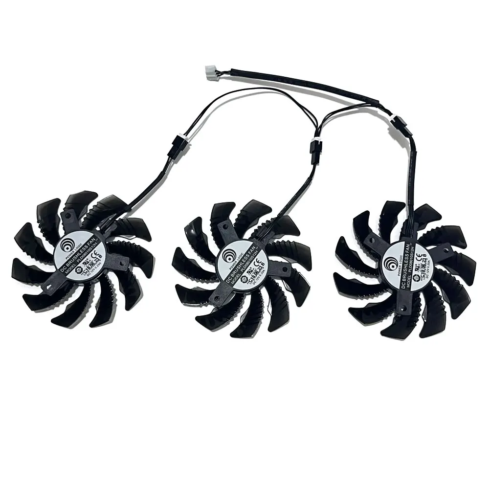 New original 75mm 3pin PLD08010S12H Cooling Fan,For Gigabyte GTX 970 Windforce G1 R9-280X GV-R928XWF3-3GD GV-R928XOC video card - Image 6