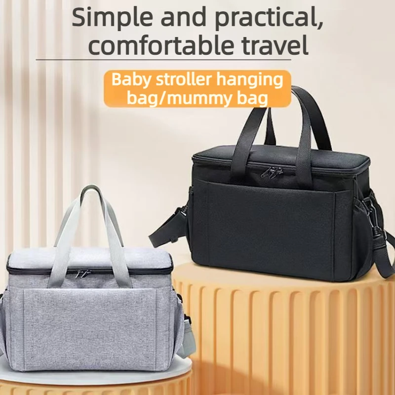 Multi-functional Baby Stroller Push Cart Hanging Bag Large Capacity Storage Bag Universal Organizer Bag for Children