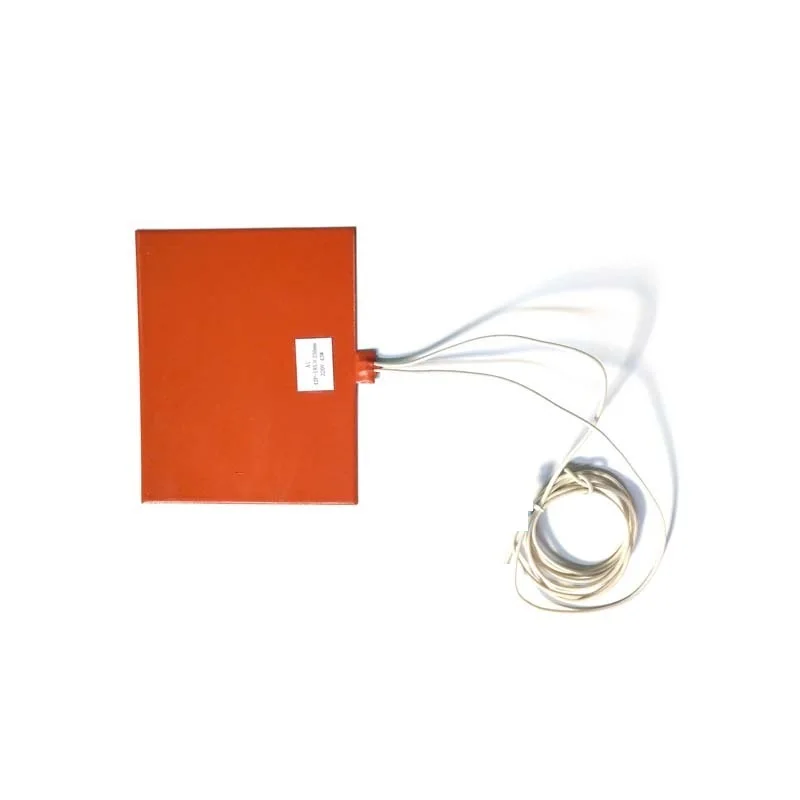 

5V 12V 24V 110V 220V Silicone Heater Pad 3M Adhesive Sticker Electric Rubber Heating Plate Mat Middle Protrude Bulge Output Wire