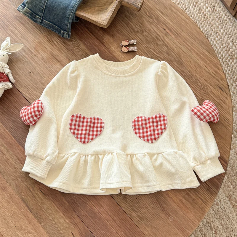 

Girls' Sweatshirt Spring and Autumn New Fashionable Stylish Princess Top Autumn Children's ClothingTT-shirtt