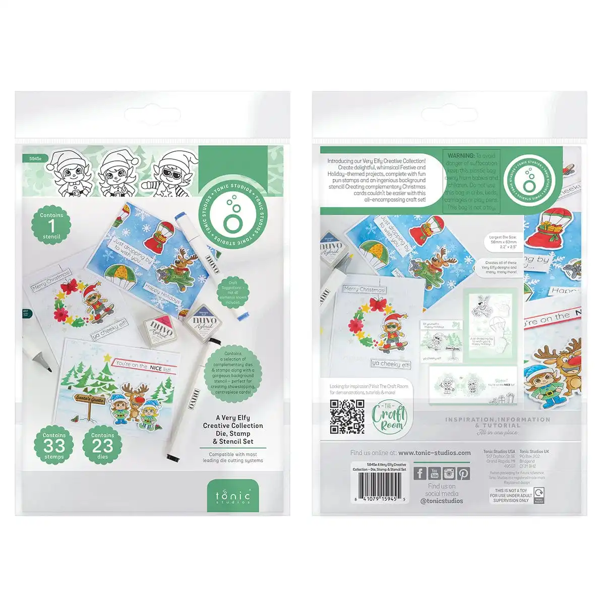 

2025 New Dies A Very Elfy Creative Collection Dies Stamp Stencil Set DIY Scrapbooking Christmas Holiday Greeting Card Handmade