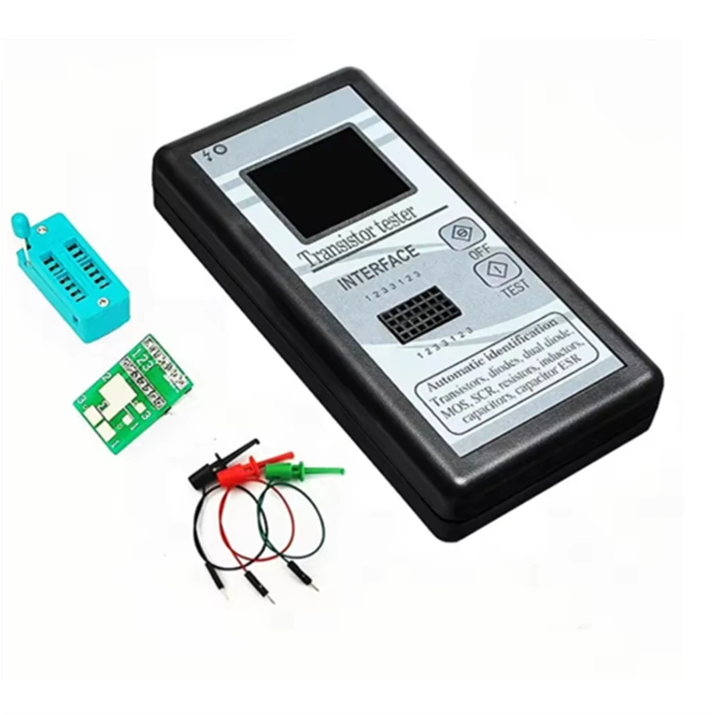 [NEWA64Z!】 M328 1.8 Inch TFT LCD Multi-Purpose Transistor Tester For Diode Resistor ESR Capacitance Inductor LCR Meter B