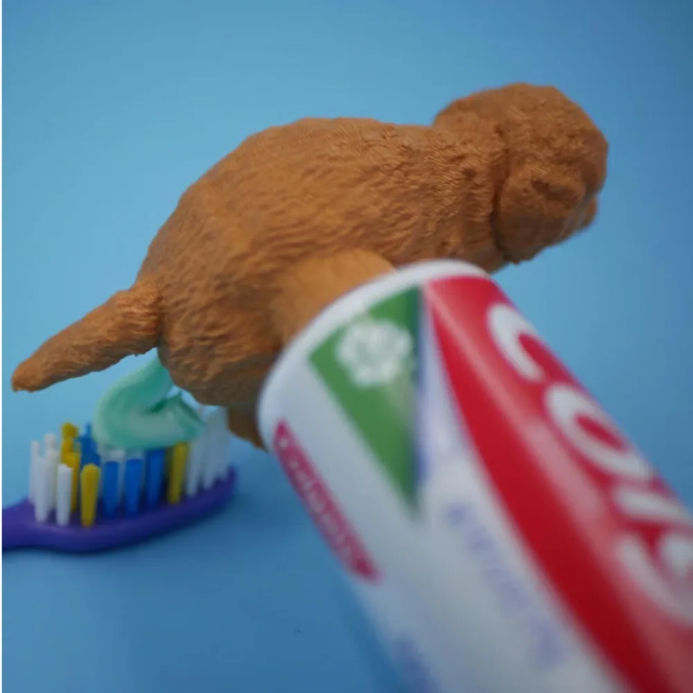 Funny Puppy Poop Toothpaste Dispenser Cartoon Squeezer Dog Butt Toothpaste Cap Gag Gift Creative Poop Toothpaste Topper Friends