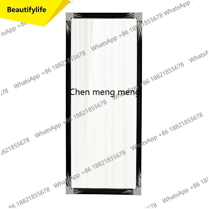 a17 American light luxury full-length mirror Modern simple floor-to-ceiling mirror Clothing store wall-mounted fitting mirror