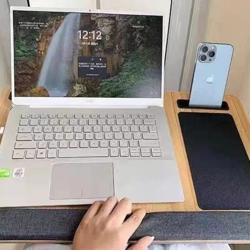 Laptop Desk for Bedside, Portable Computer Stand for Students Dormitory, Small Table for Bed, Laptop Desk for Bed