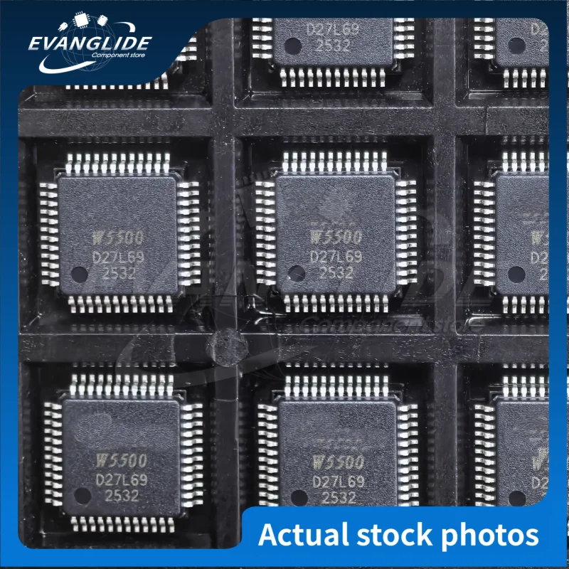 5 PCS/LOT Original & New W5500 W5100 W5300 W5100S-L SPI to Ethernet hardware microcontroller IP protocol stack