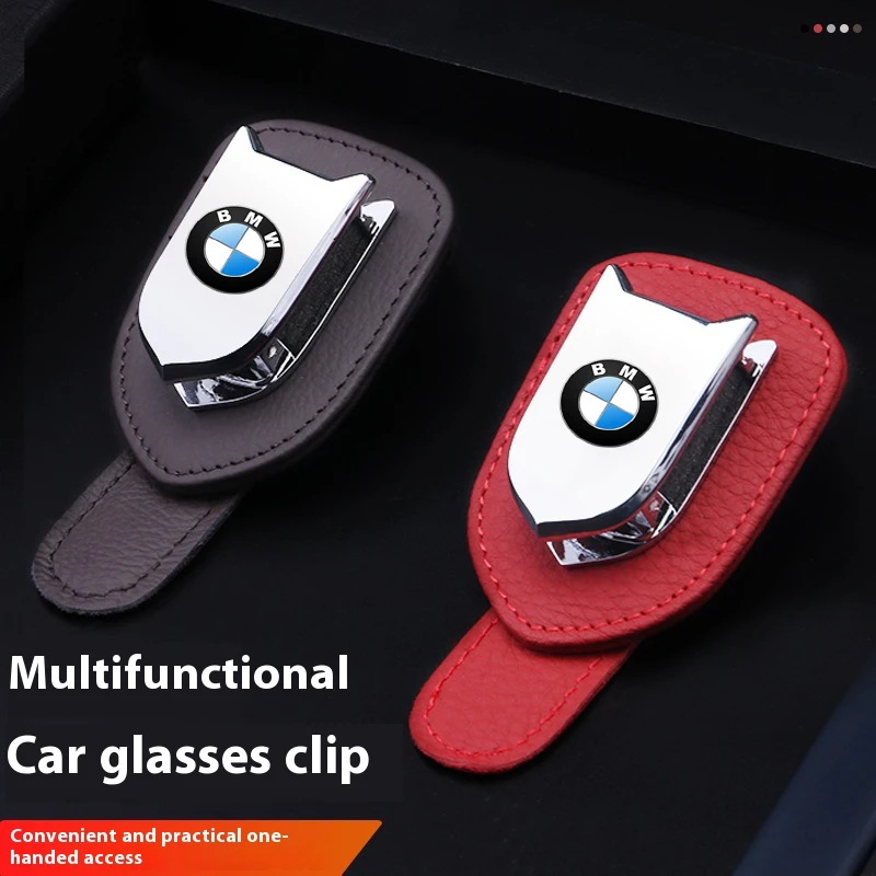 

Car Glasses Case Sun Visor Glasses Holder Sunglasses Holder For BMW M X1 X3 X5 X7 E36 E39 E46 E60 E90 F10 F20 F30 G01 M3 M4 M5