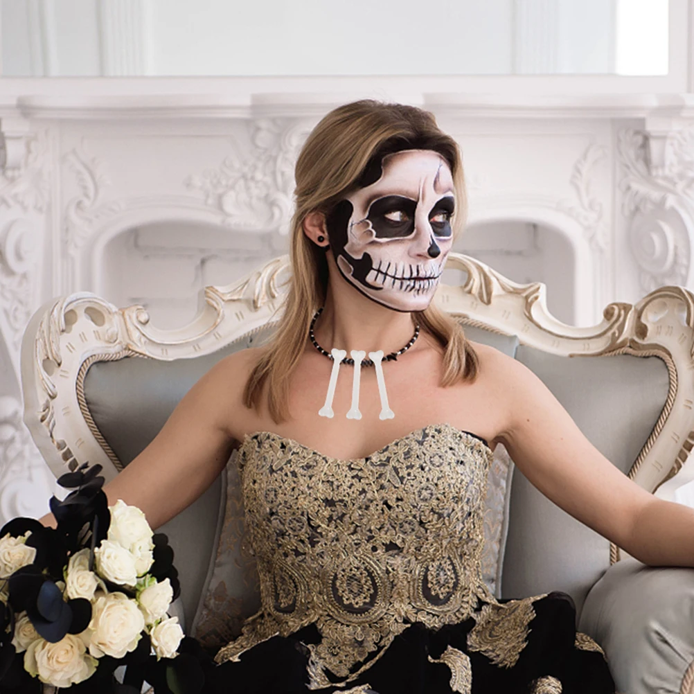 

2 пакета, маленькие костяные украшения, Хэллоуин для костей, реквизит, поддельный реквизит, установка места