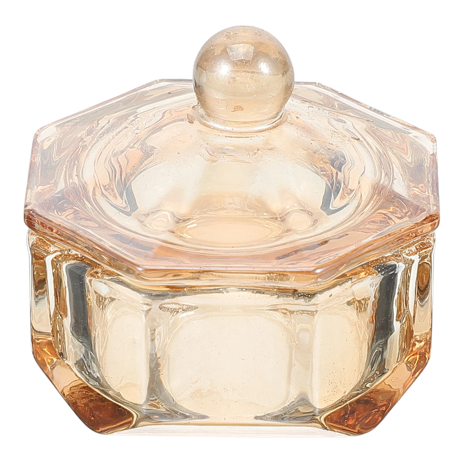 Plat de Nail Art en verre élégant, bol remplaçable pour mélanger la poudre acrylique, outils de manucure liquide, utilisation sur le technicien des ongles