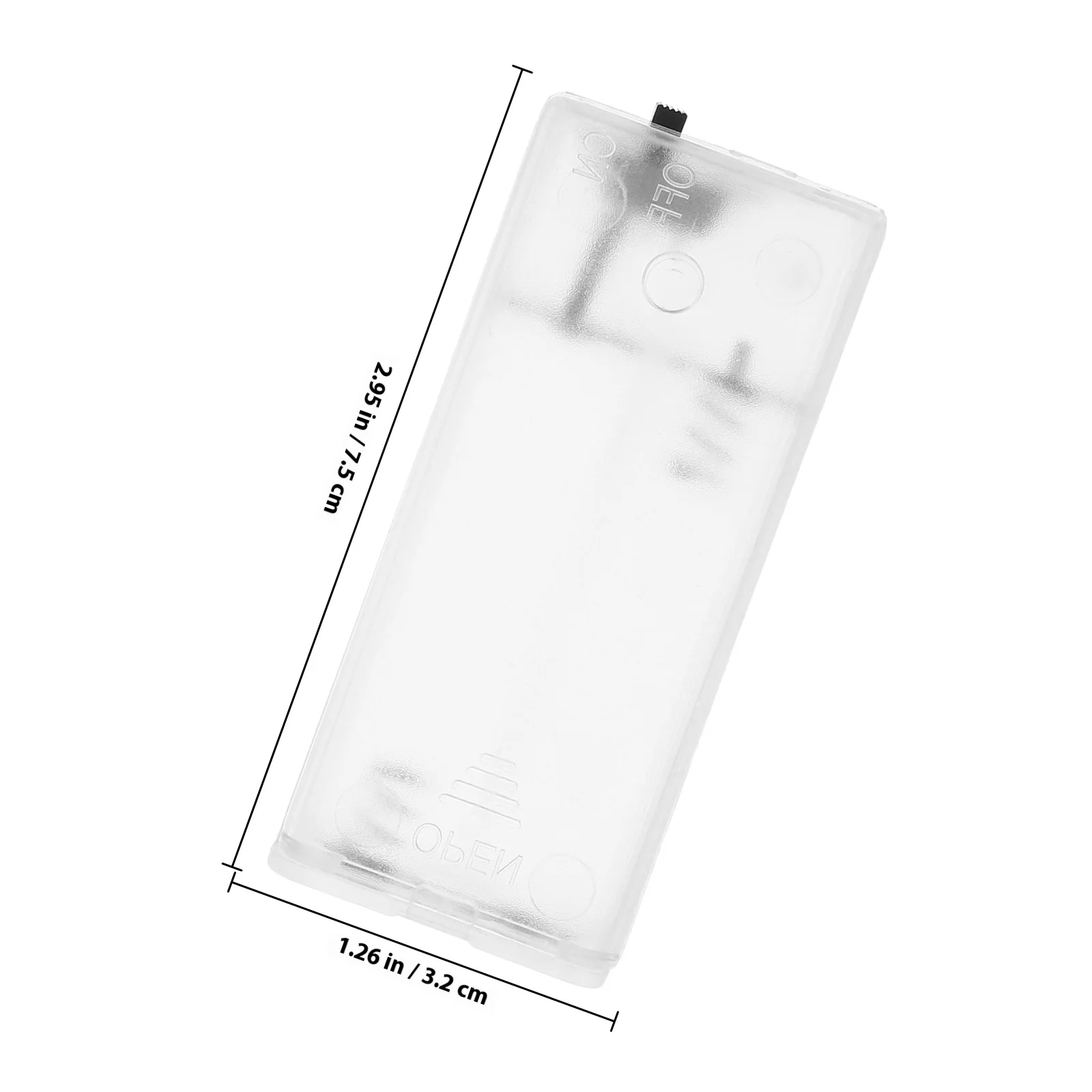 10pcs Box Accessories For String Lights Plastic Replacement Holder Compact Case Aa Shell Outdoor Indoor Holiday