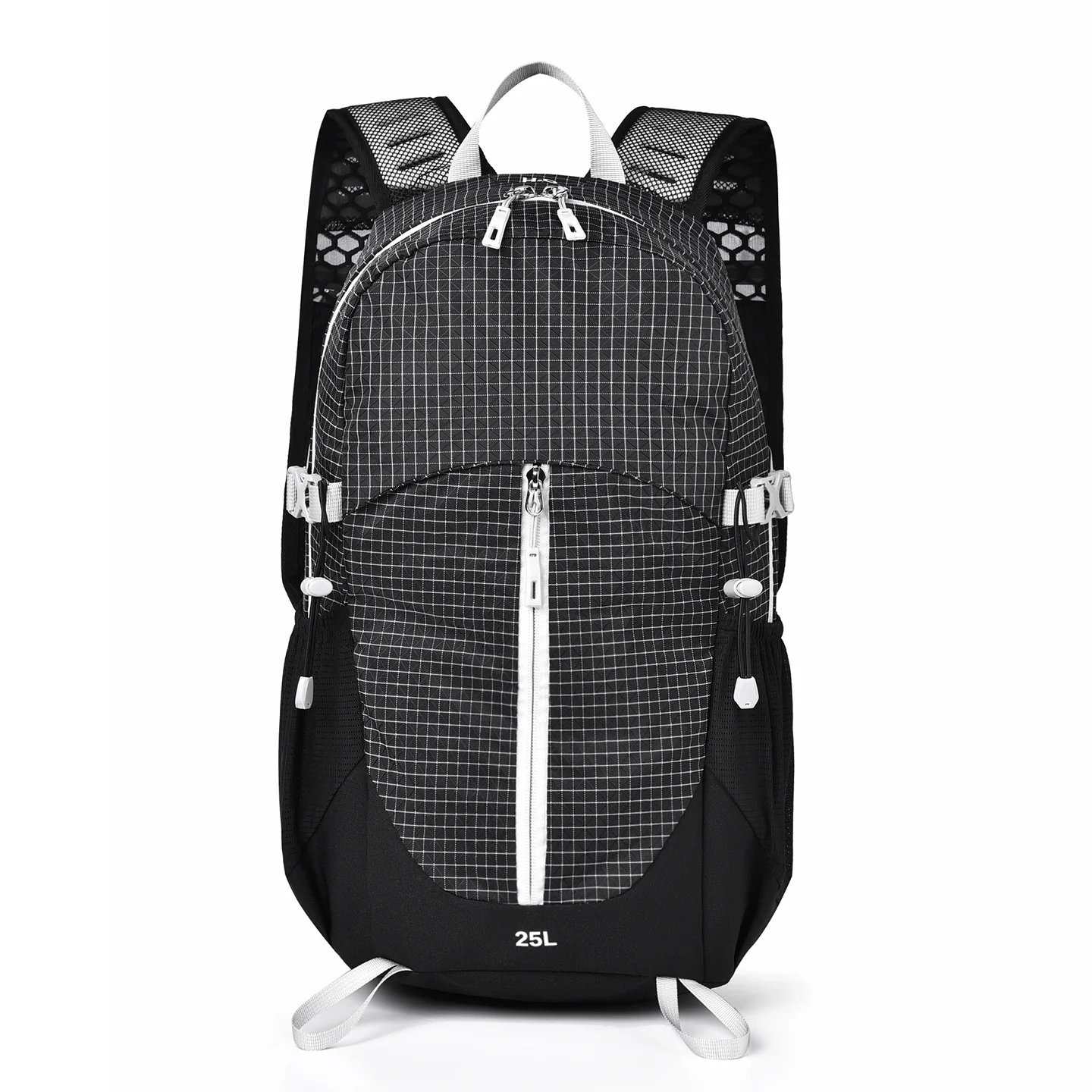 Lightweight Mountaineering Bag for Men 25L Outdoor Backpack Lightweight Waterproof Hiking Bag Cycling Backpack Water Bag Compartment Rain Cover