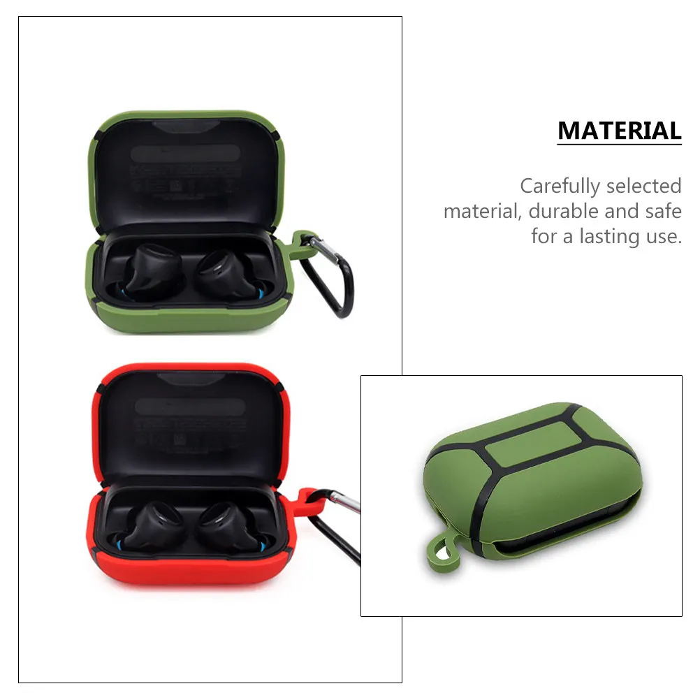 1Pcs Premium Silicone Earbuds Protective Shell Lightweight Non-Deforming Compatible with All Wireless Earphones Travel