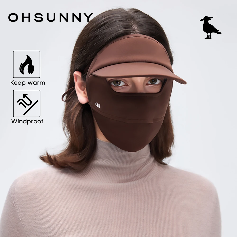 

OhSunny Winter Full Face Cover Warm Mask,Thermal Thicken Windproof Masks Skin Friendly Lining,Outdoor Cold Weather Protective