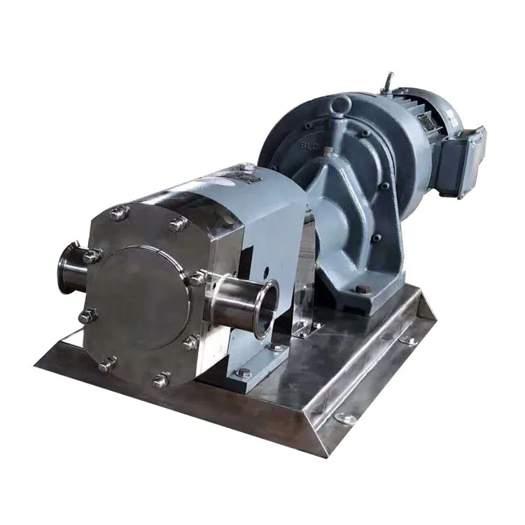 Cam Rotary Pump, Jam Chocolate Food Pump, Electric Horizontal Rotary Pump