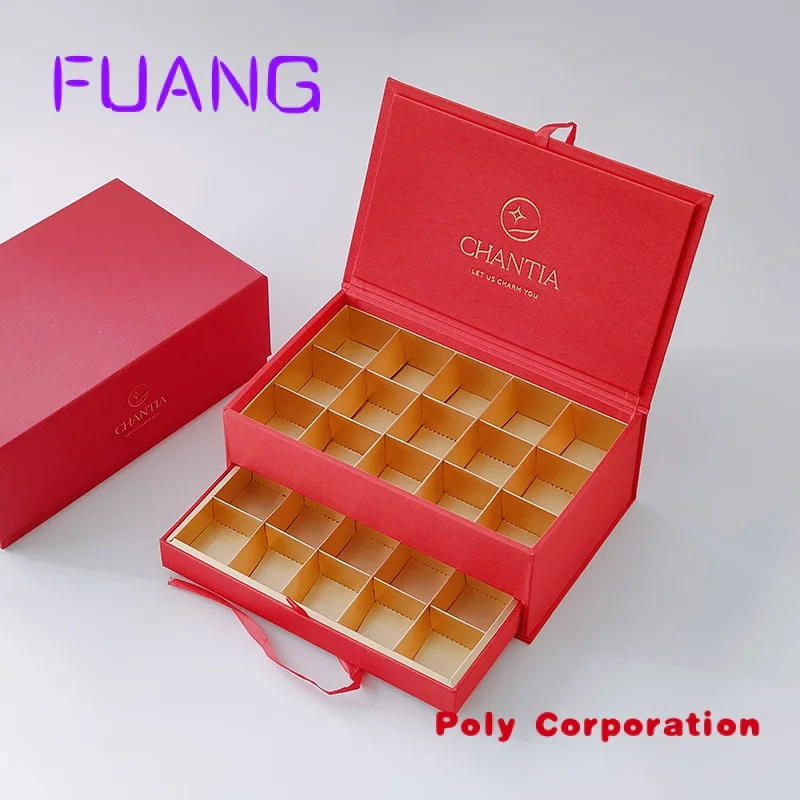 Custom  Manufacturer Custom Square Hard Luxury Private Label Small Chocolate Box Paper Packaging For Gift Product