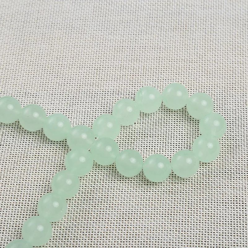 Fashion Natural Green Aventurine Beads Round Loose Spacer Beads for Jewelry Making Handmade Diy Bracelet Necklace