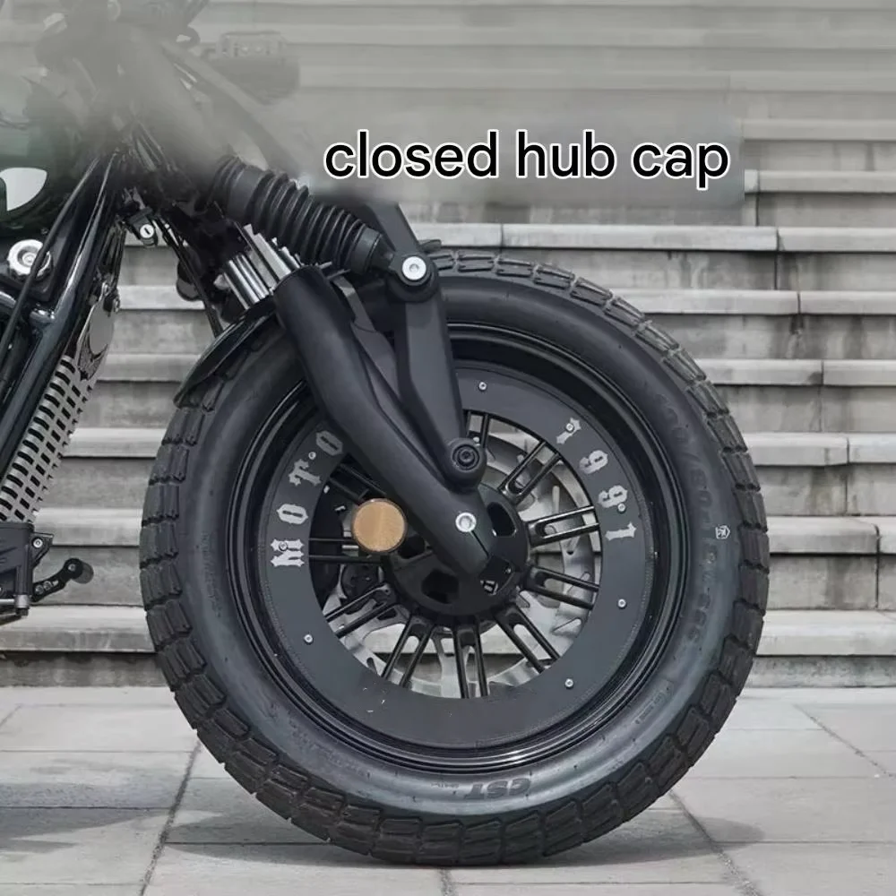For Benda Napoleonbob 250 modified closed hubcaps front and rear tire rims metal trim cover black samurai accessories