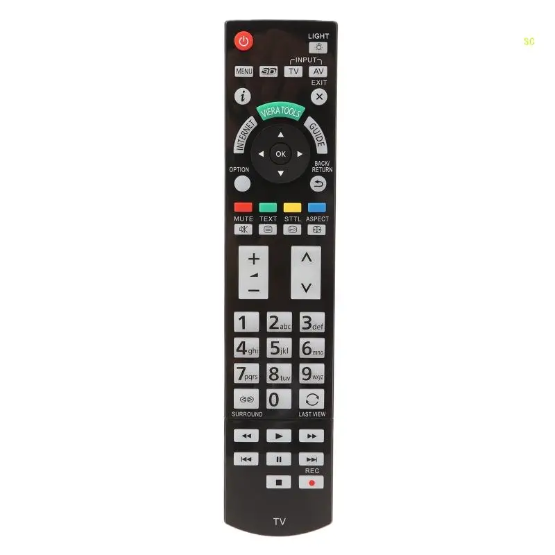 Universal Remote Lightweight Anti Slip Home Remote Replace for PanasonicTX-L42ETW50 TX-P50VT50B Accessory Dropshipping