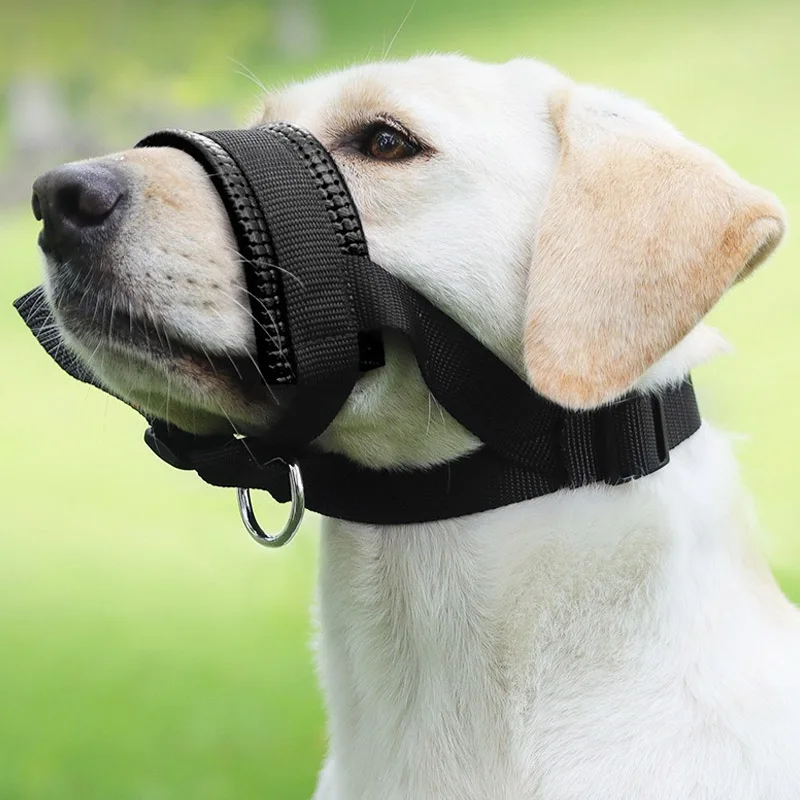 

Dog Muzzle Anti-Bite Anti-barking Outdoor Walking Anti-Licking And Mouth Mask Harness Dog Collar Breathable Dog Training Tool