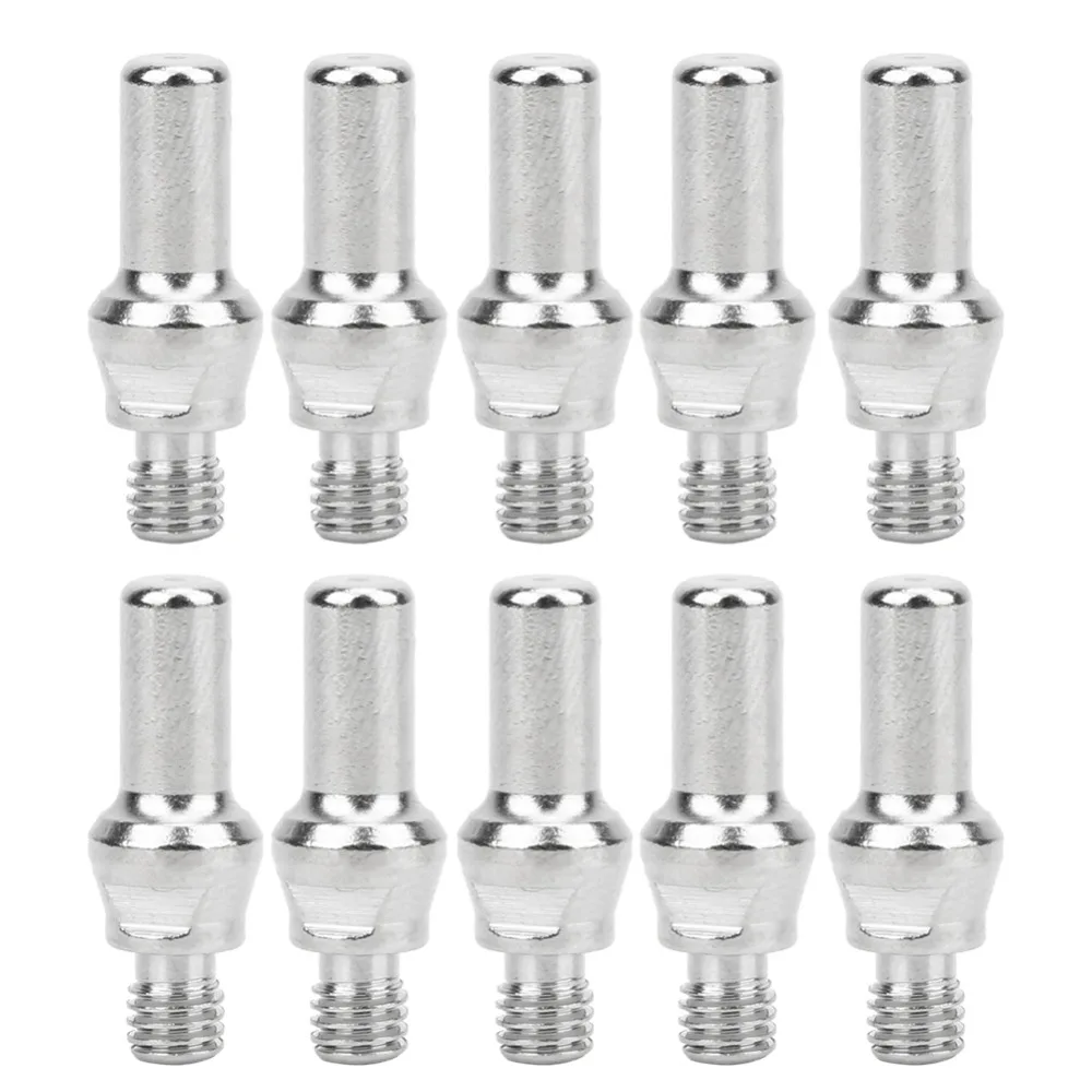 10pcs Electroplated Plasma Cutter Electrode Model 52582 Long Life Design Plasma Torch Electrode Red Copper Electrode