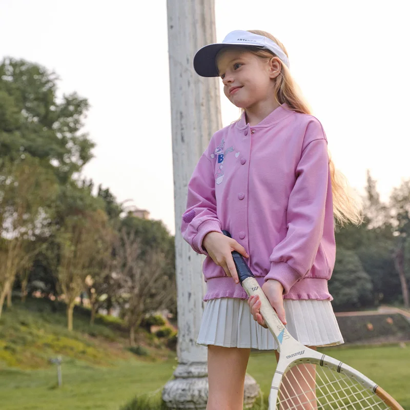 ديف بيلا الأطفال سترة قطن الخريف الشتاء الفتيات الدفء معطف طويل الأكمام ملابس خارجية رياضية غير رسمية الاطفال الملابس DK1250867 #2