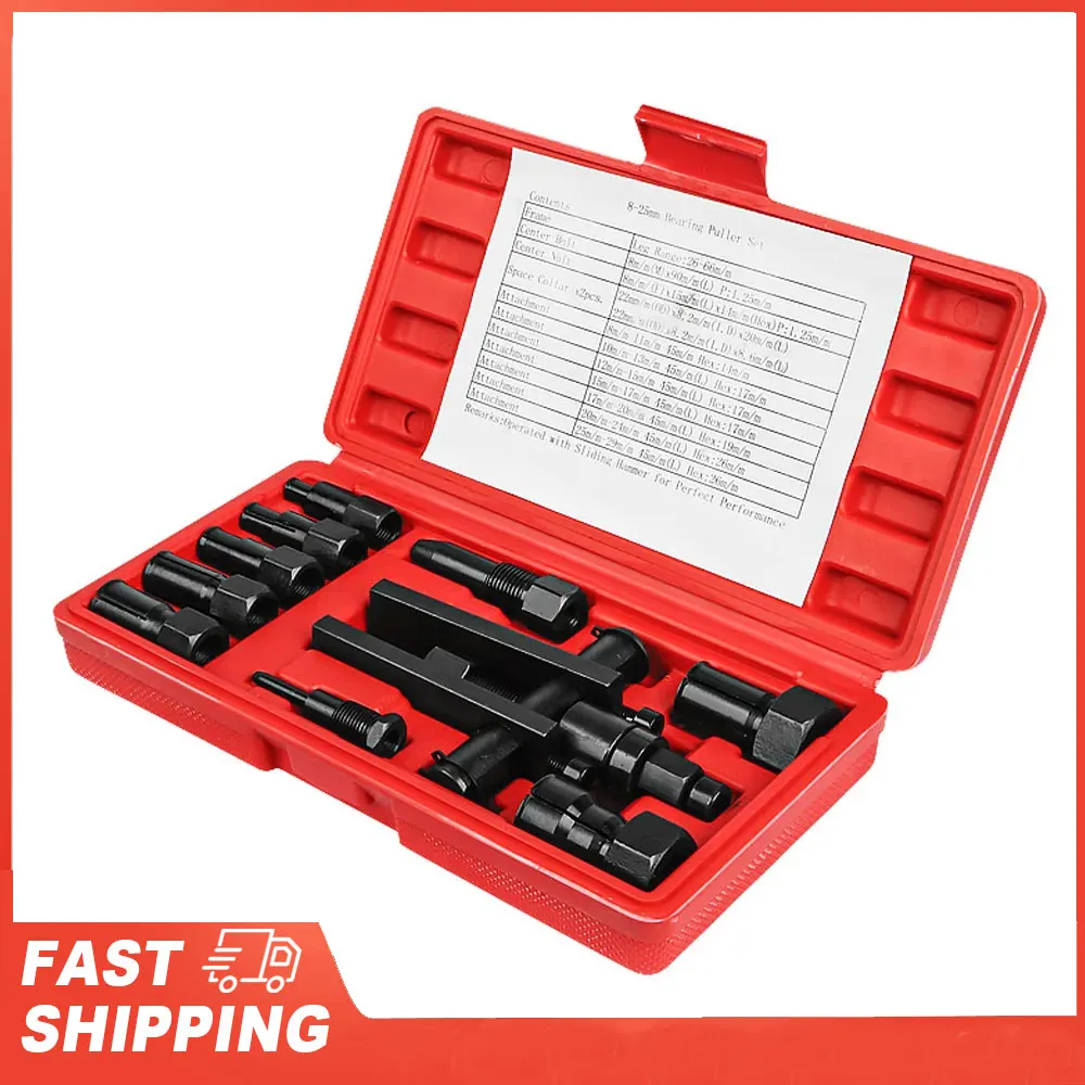 

Bearing Remove Tool Motorcycle Puller Kit Practical Metal Motorcycle Bearings Remover Bearing Disassemblers Hand Repairing Tools