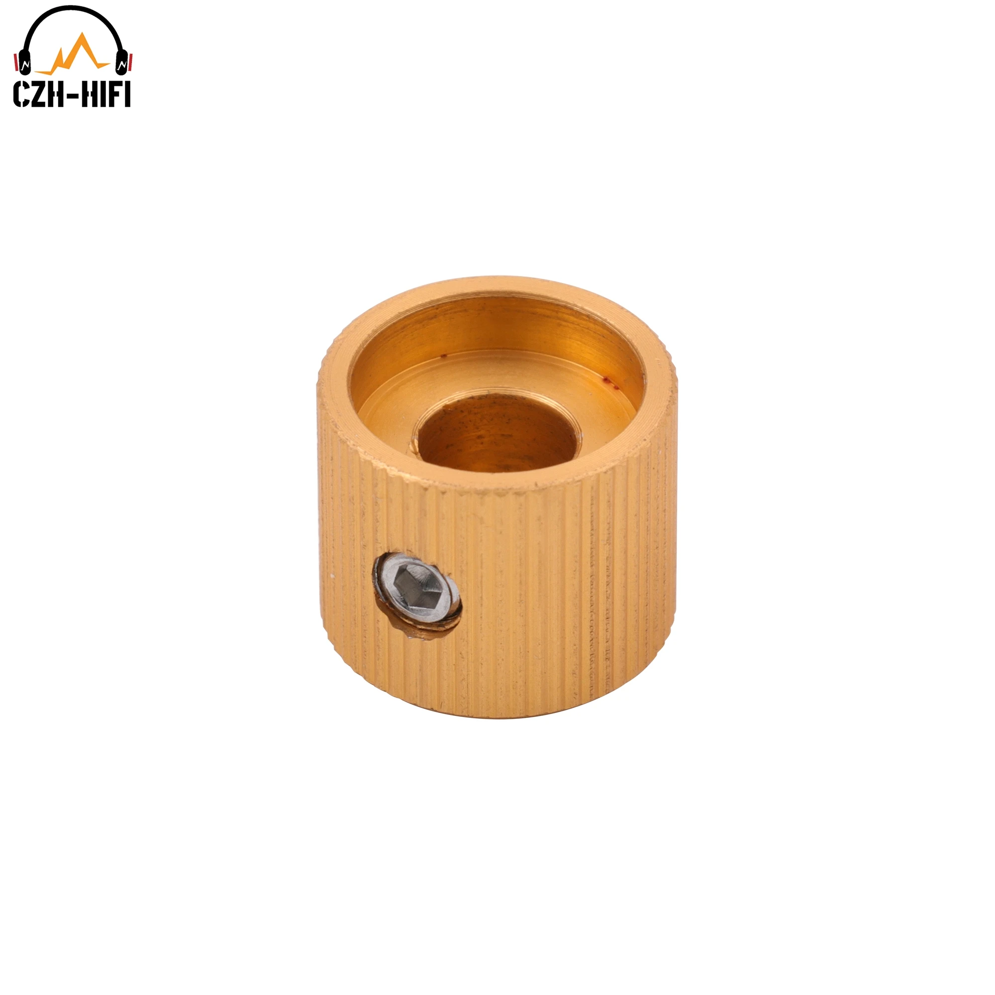 10 stücke Mini CNC Maschine Solide Aluminium Zeiger Knopf Knopf Kappe Gitarre AMP DJ Mixer Radio CD DAC Drehschalter EIN AUS 6,00mm Loch – Detail 9