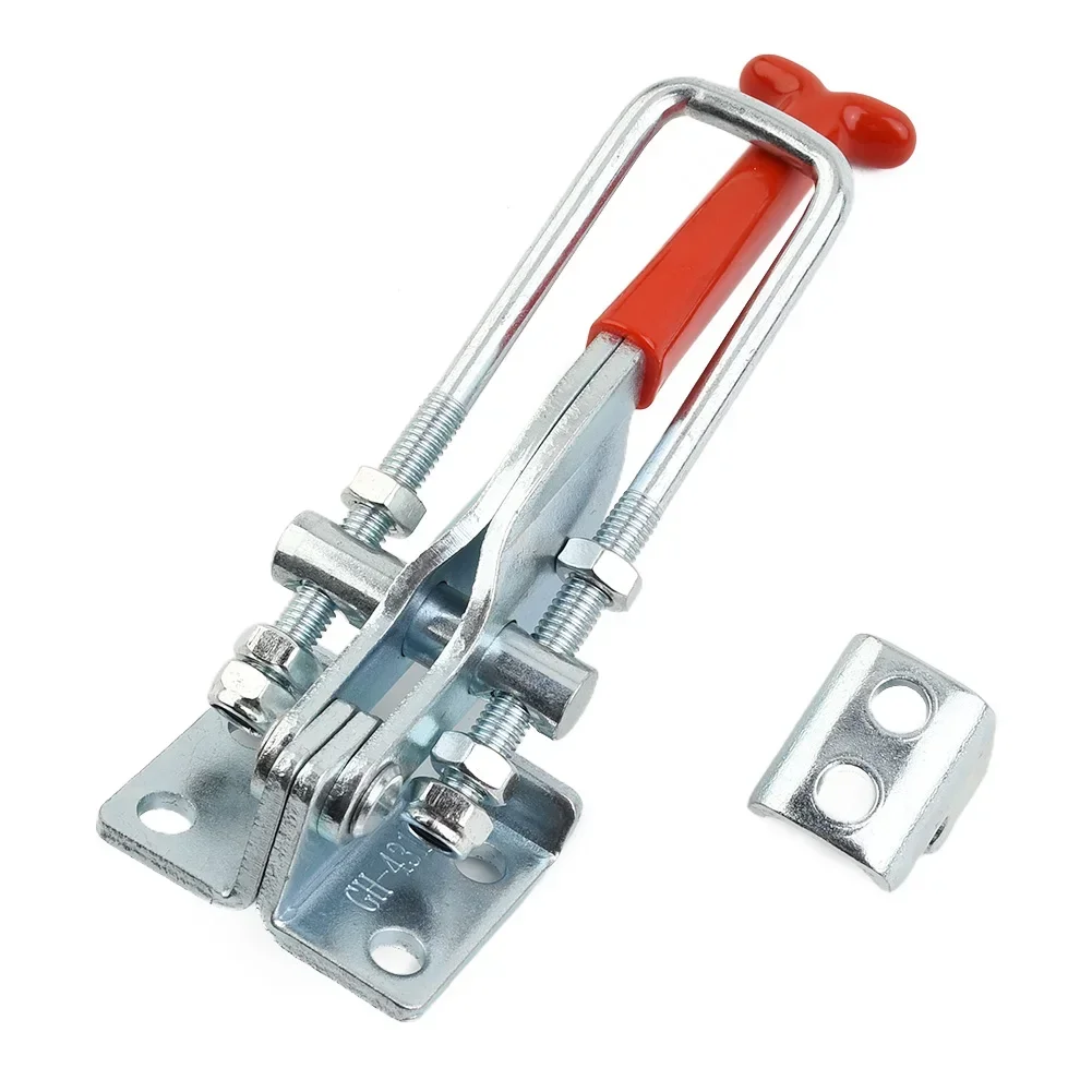 Ferro galvanizado Red Woodworking Toggle Clamp, equipamentos duráveis, fácil de instalar, bom transporte, GH-431, GH-40323, GH-421