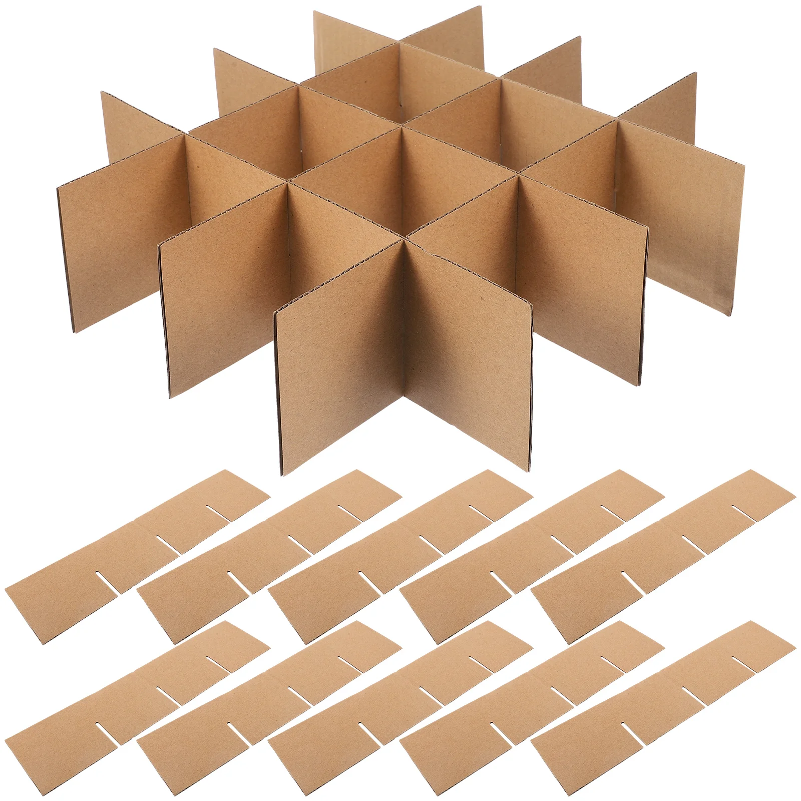 

6 Pcs Box Shipping Carton Dividers Travel Glasses Kits Paper Cardboard Moving Boxes