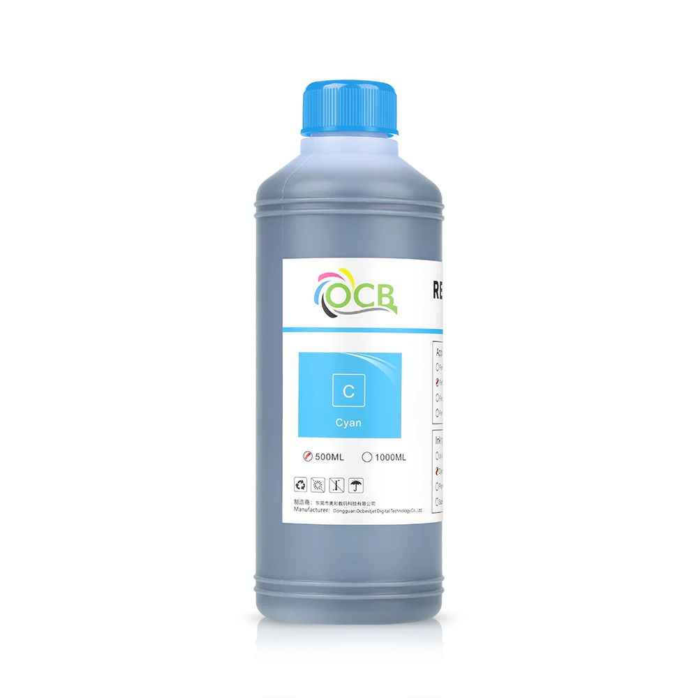 500ML/Bottle Universal Dye Ink For HP Inkjet Printer T610 T620 T770 T790 T1100 T1120 T1200 T1300 T2300 500 510 800 Z2100 Printer