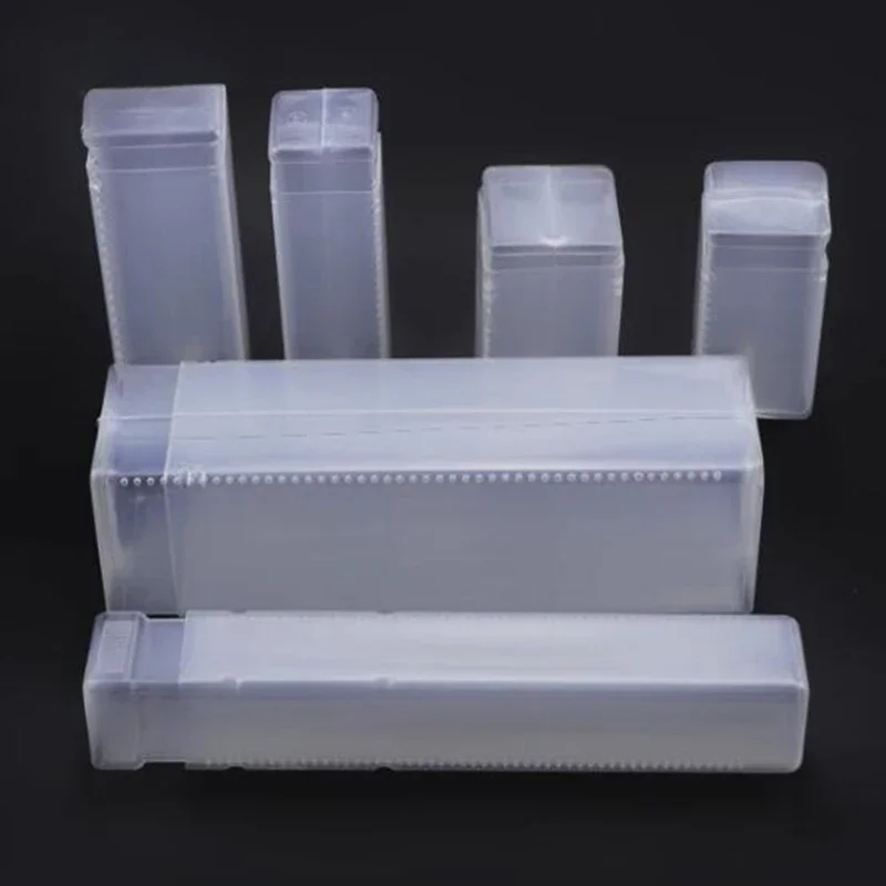 Square Telescopic Pack Tube For CNC End Mill Tool Packing Plastic Square Telescopic Packing