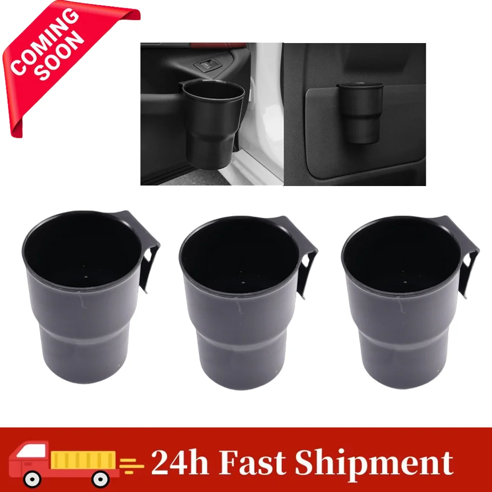 New Car Water Cup Holder Mobile Phone Beverage Holder Trash Can Multifunctional Storage Box Auto Interior Accessories